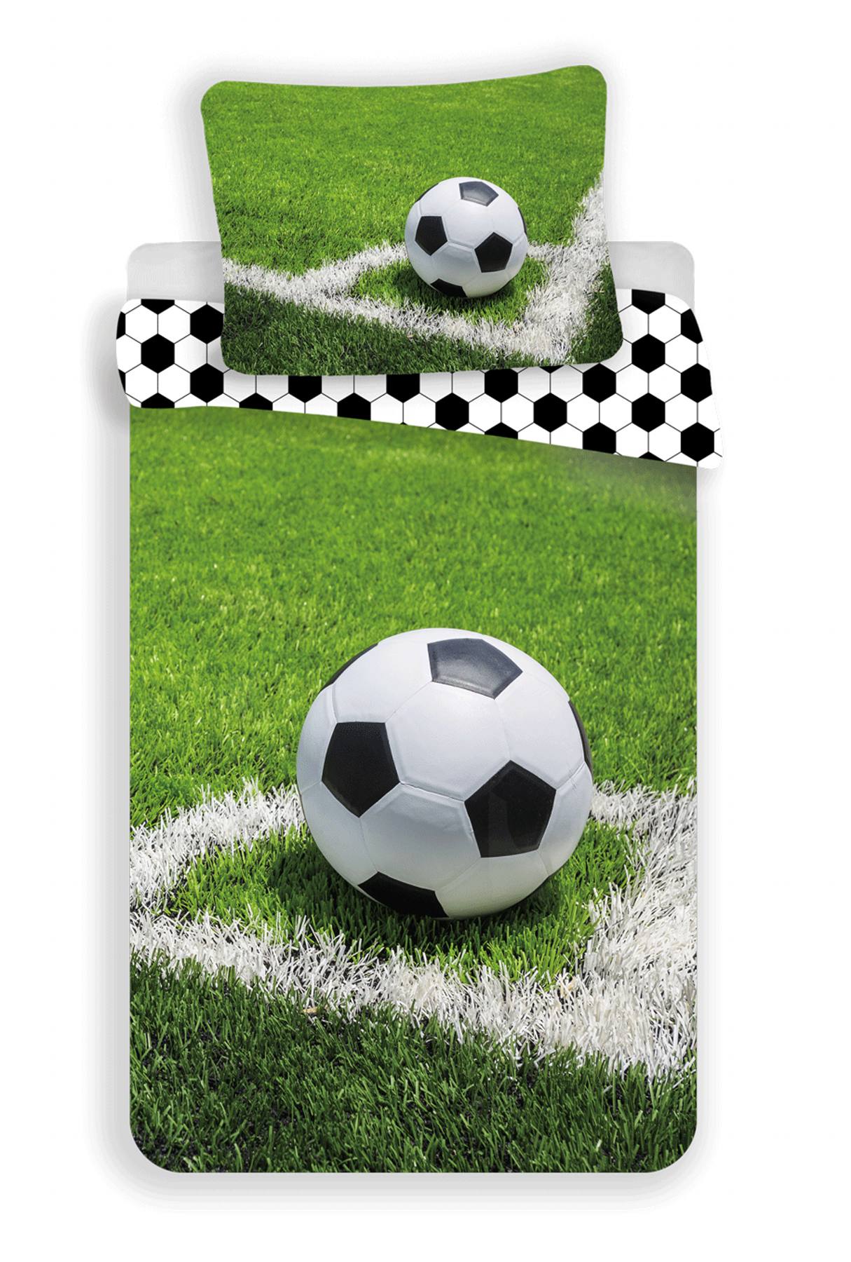 JERRY FABRICS Povlečení fototisk Fotbal 01 140x200,70x90 cm