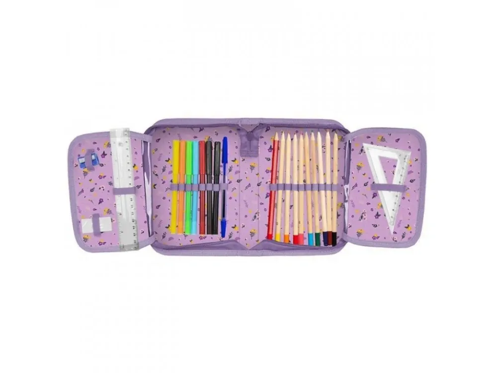 PASO ZVÝHODNĚNÁ ŠKOLNÍ SADA 4 KS LEDOVÉ KRÁLOVSTVÍ aktovka,penál,sáček,jmenovky na sešity