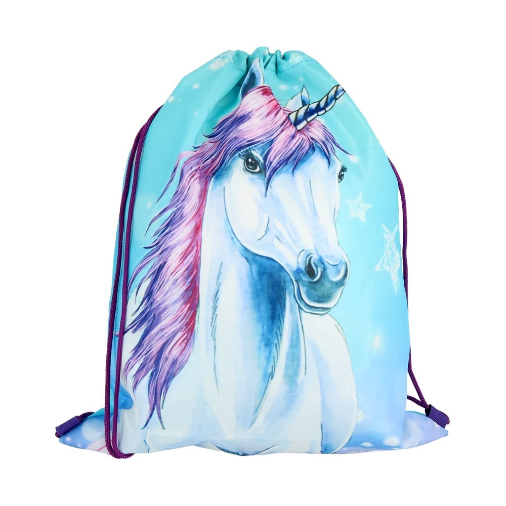 Školní batoh - 5-dílný set SMART 3D s LED osvětlením - Little Dream