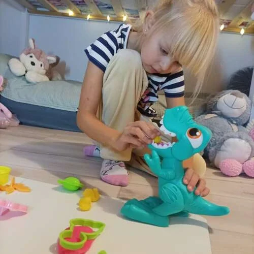 Kruzzel plastelína sada dinosaurus