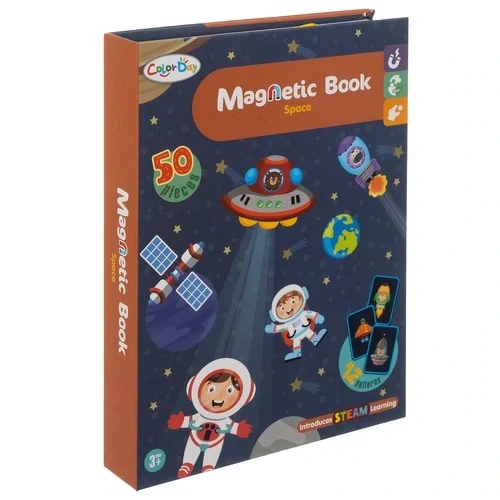Kruzzel magnetické puzzle v knize vesmír