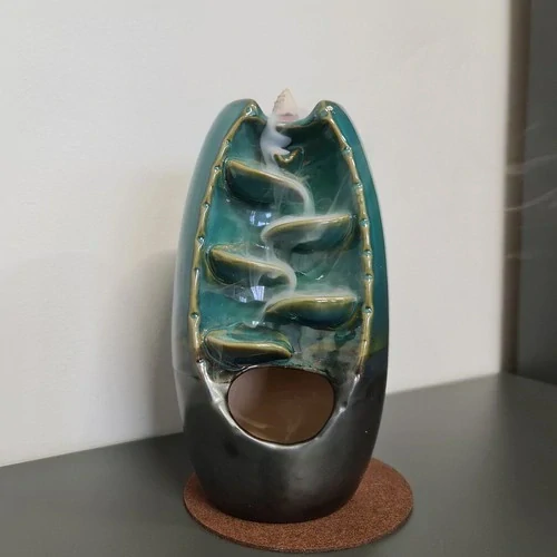 Ruhhy keramická aromalampa, kouřový vodopád