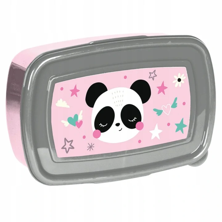PASO ZVÝHODNĚNÁ ŠKOLNÍ SADA PANDA 5KS-aktovka,penál,sáček,lahev,box