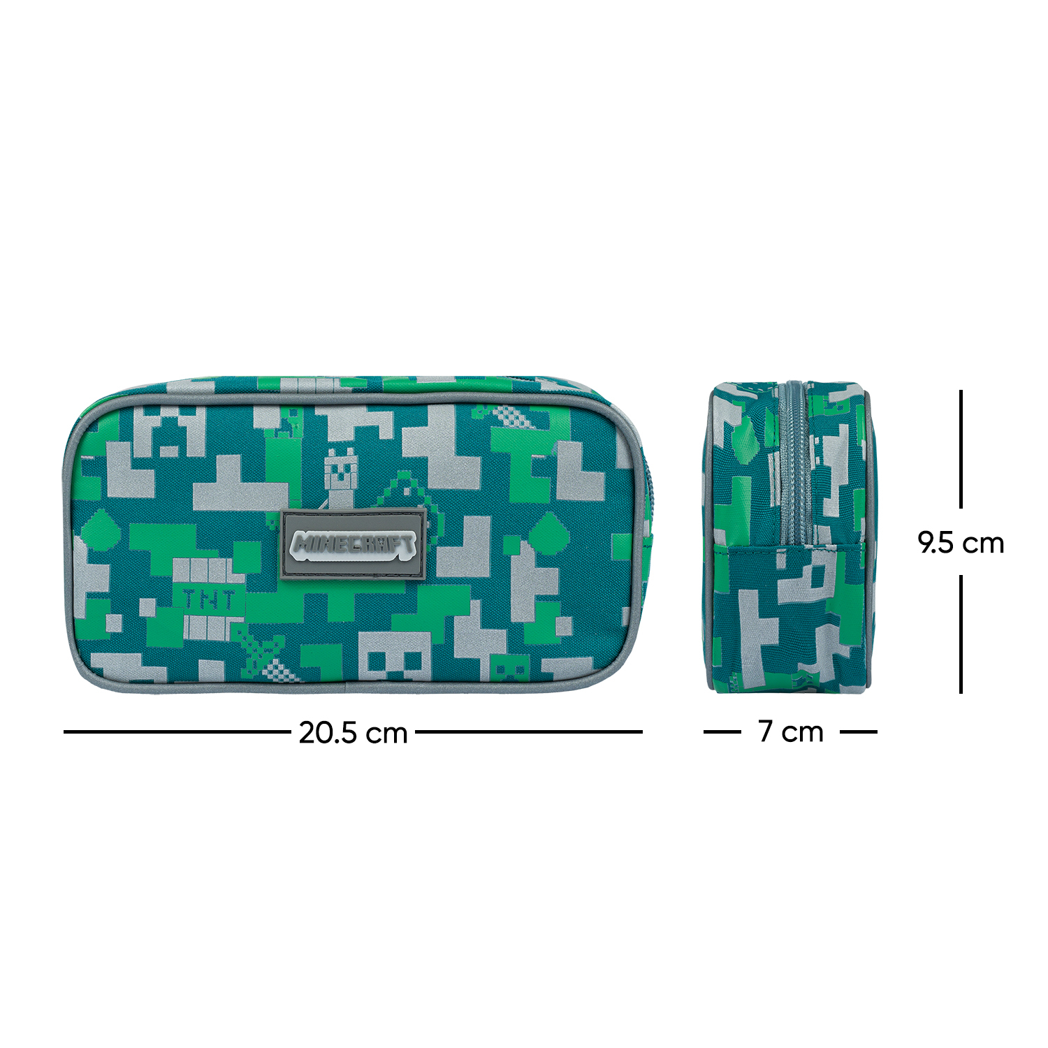 MINECRAFT 2 SET Silver Creeper: penál, sáček