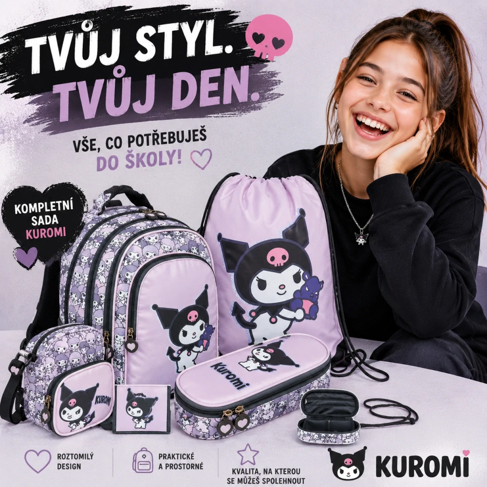 ZVÝHODNĚNÁ ŠKOLNÍ SADA KUROMI 5 KS