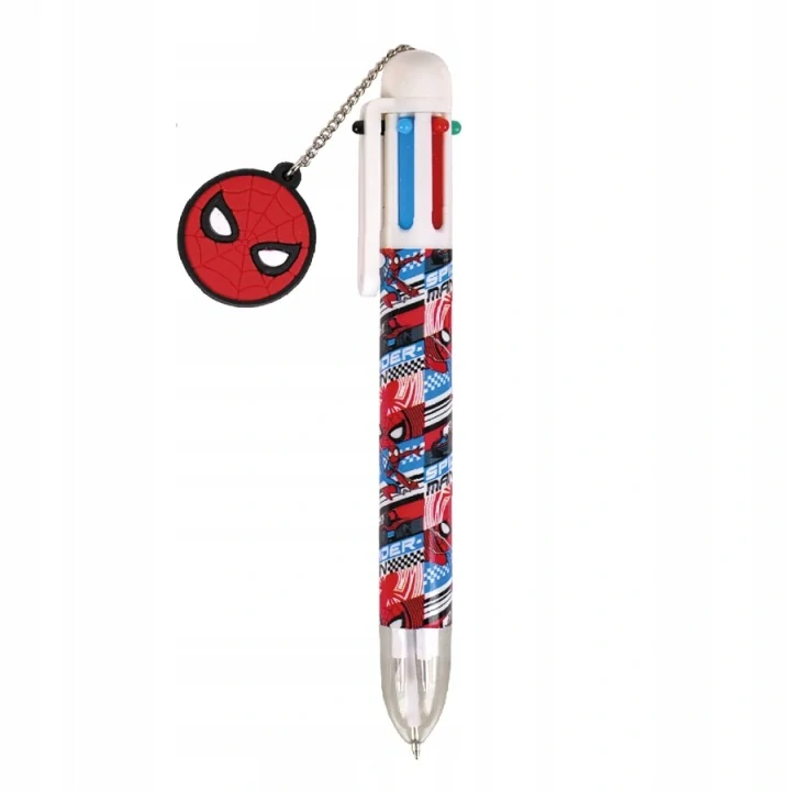 6-BAREVNÁ PROPISKA MARVEL SPIDERMAN S PŘÍVĚSKEM