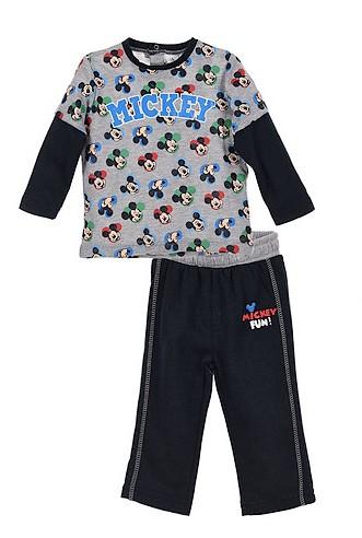 KOMPLET TRIKO A TEPLÁČKY MICKEY baby, 6 m.