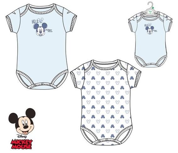 DUOPACK 2 KS BODYČKO MICKEY, 24 m.