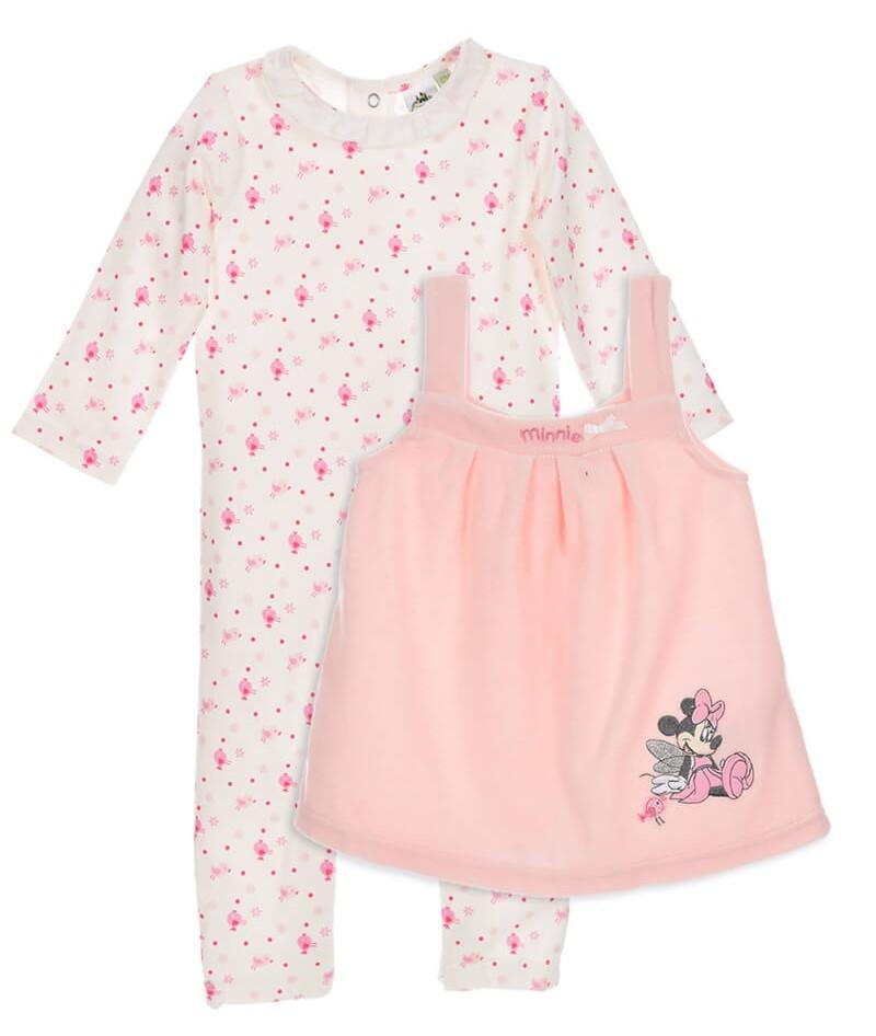 KOMPLET ŠATIČKY A OVERAL MINNIE baby, 18 m.