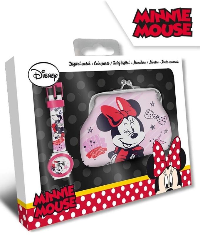 SOUPRAVA HODINKY A PENĚŽENKA MINNIE, uni