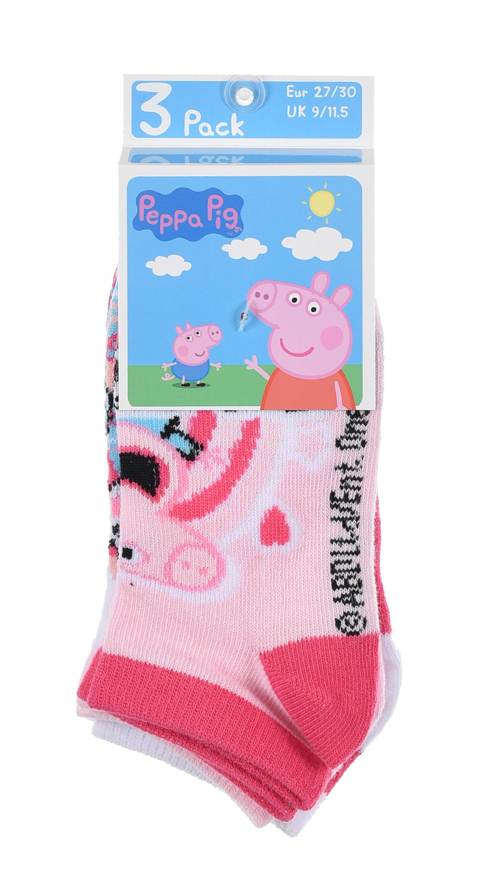 SADA 3 KS PONOŽKY PEPPA PIG, 31-34