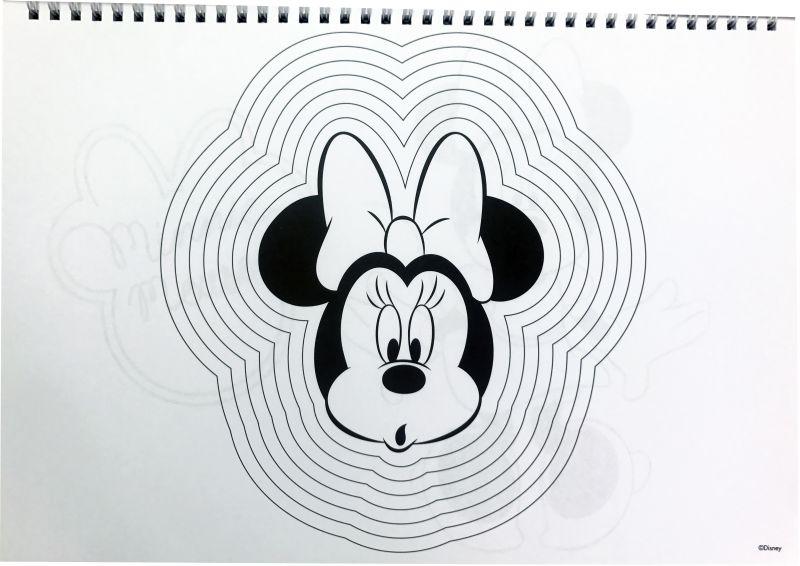 SPIRÁLOVÝ BLOK SE SAMOLEPKAMI MINNIE, uni