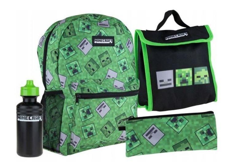 4 - DÍLNÁ SADA S BATOHEM MINECRAFT, uni