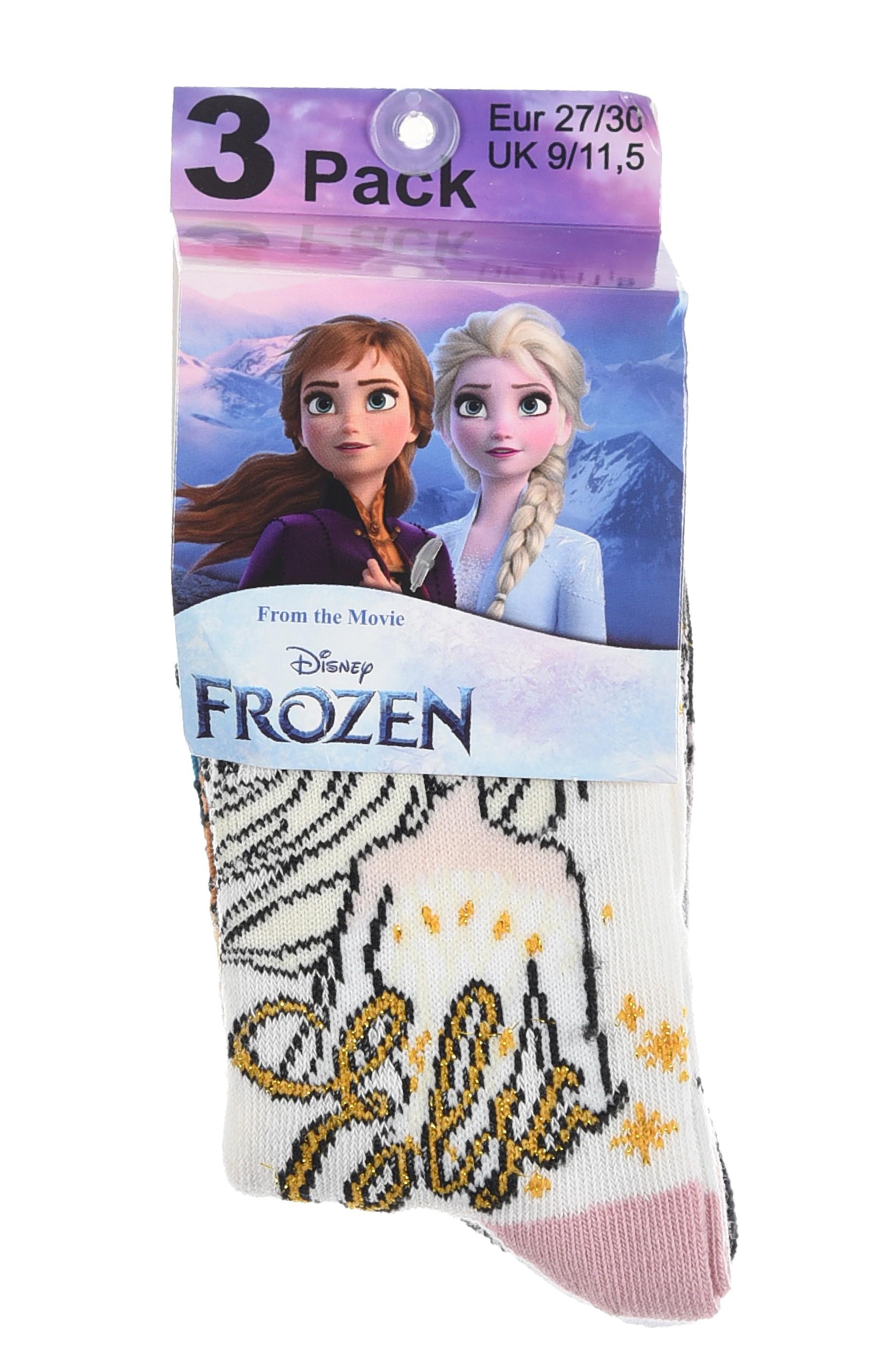 SADA 3 KS PONOŽKY FROZEN, 23-26