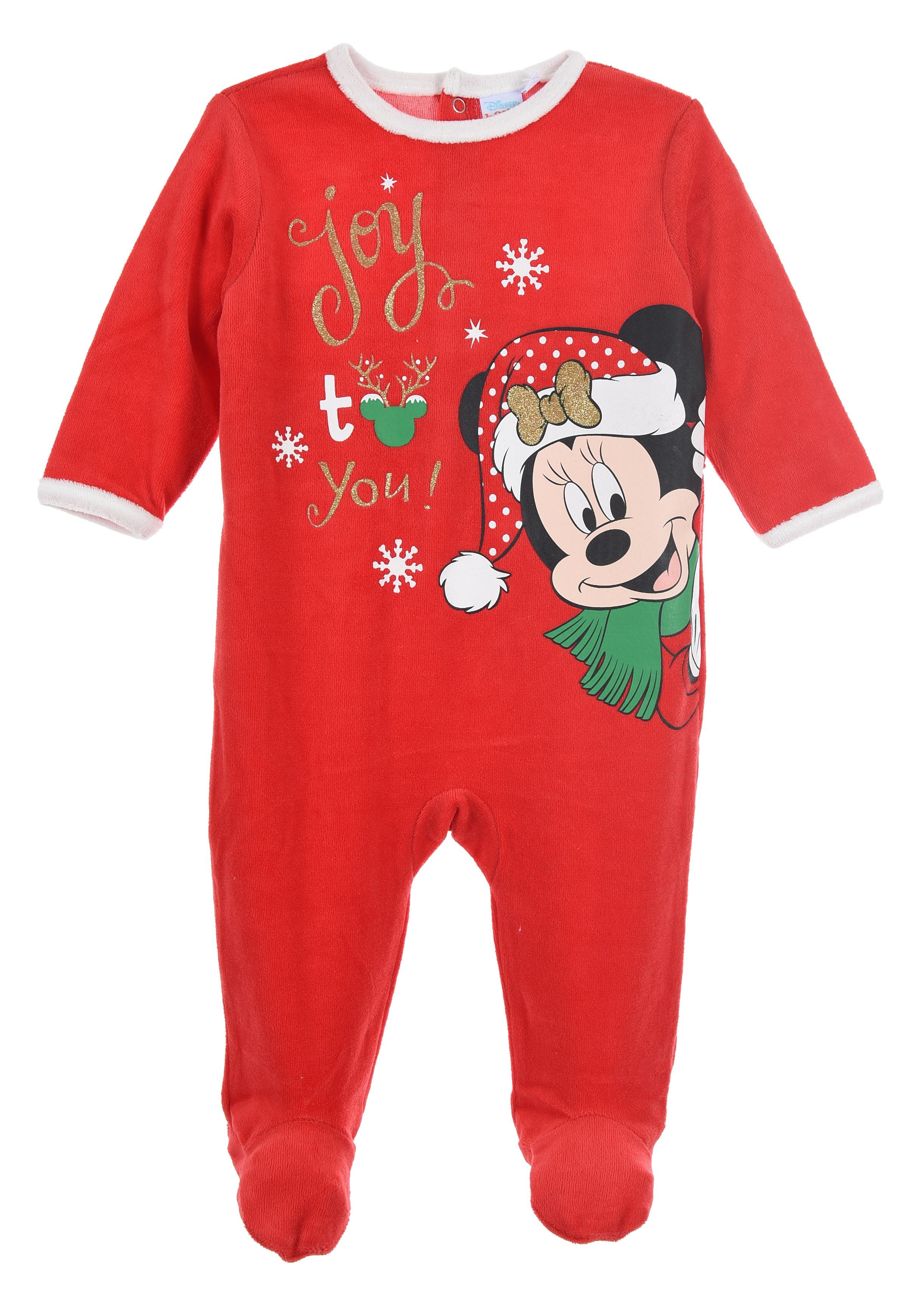 SET 4 KS OVERAL MINNIE vánoce, 6,12,18,24 měs.