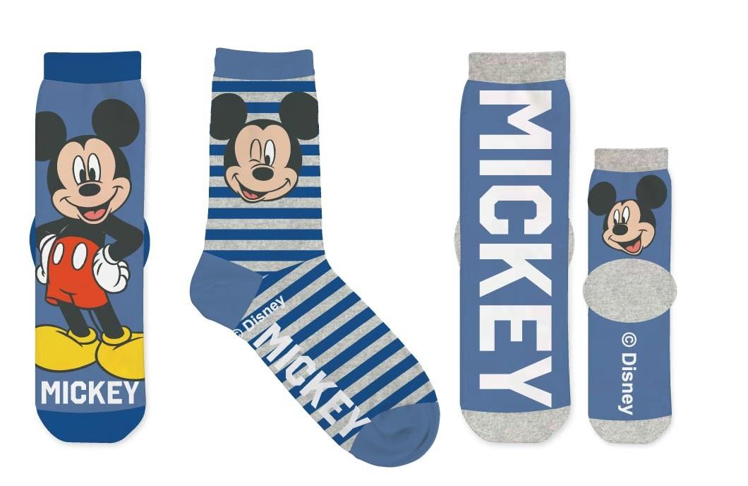 SET 6 KS SADA 3 KS PONOŽKY MICKEY, 2x23-26,2x27-30,2x31-34