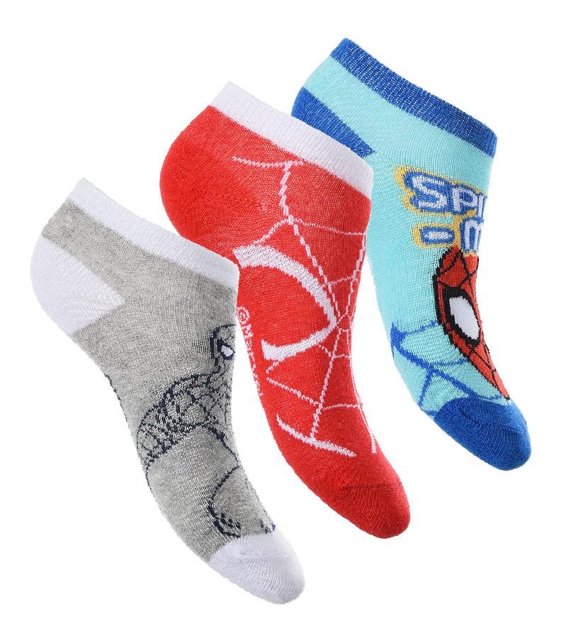SADA 3 KS PONOŽKY SPIDERMAN, 31-34