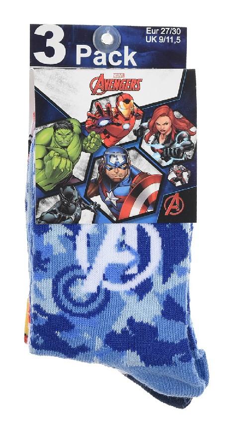SADA 3 KS PONOŽKY AVENGERS, 23-26