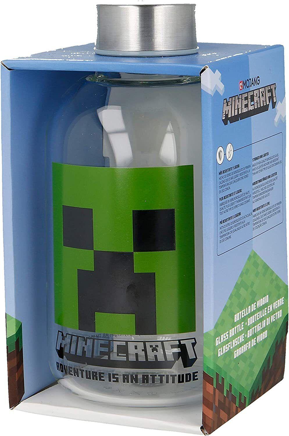 SKLENĚNÁ LÁHEV NA PITÍ MINECRAFT, uni