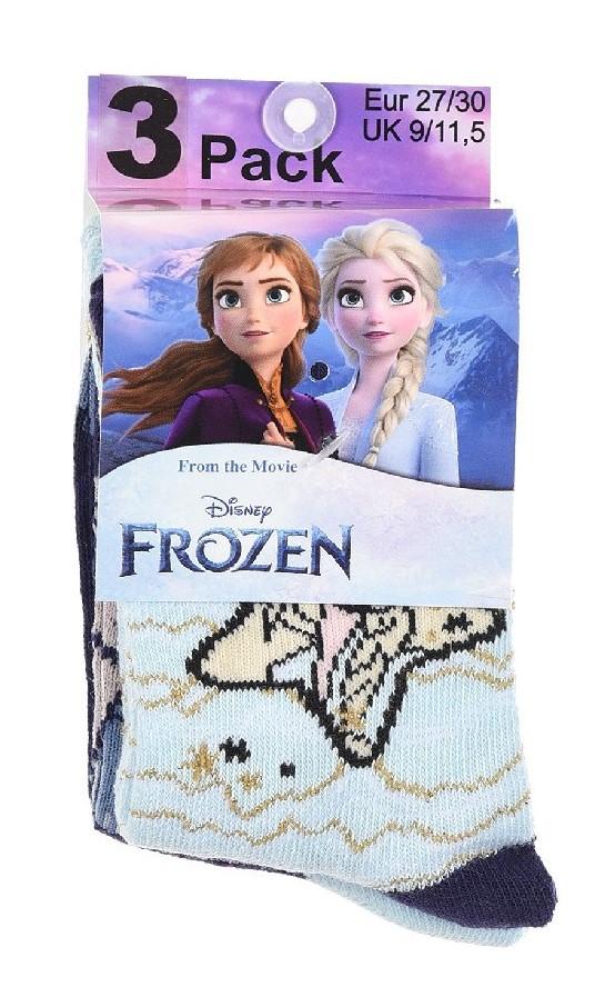 SADA 3 KS PONOŽKY FROZEN, 23-26