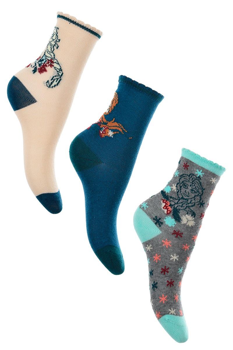 SADA 3 KS PONOŽKY FROZEN, 23-26