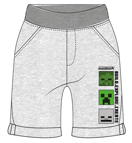 SET 5 KS BERMUDY MINECRAFT, 6,8,9,10,12