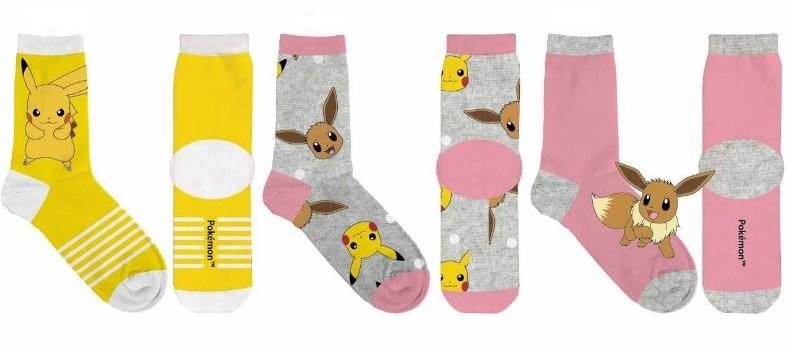 SADA 3 KS PONOŽKY POKÉMON, 23-26