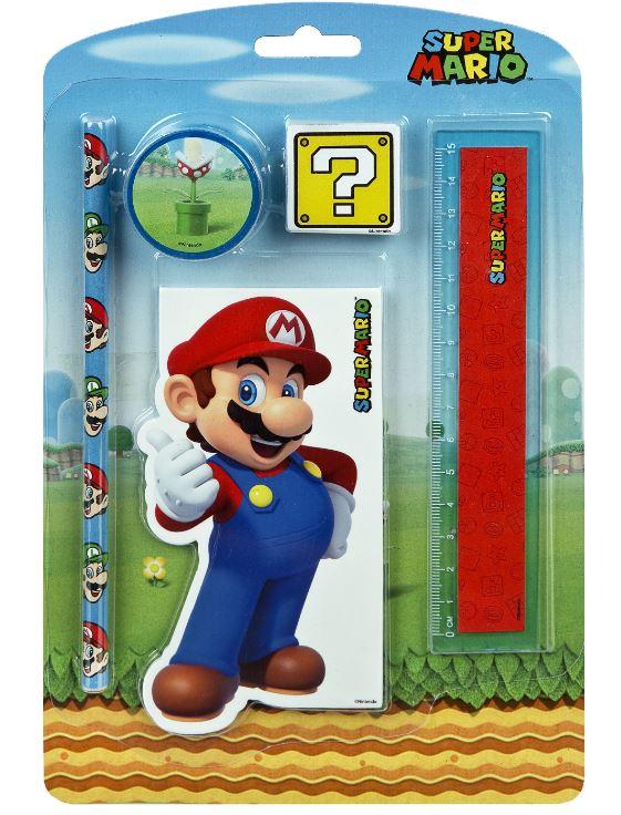 5 - DÍLNÁ PSACÍ SOUPRAVA  SUPER MARIO, uni