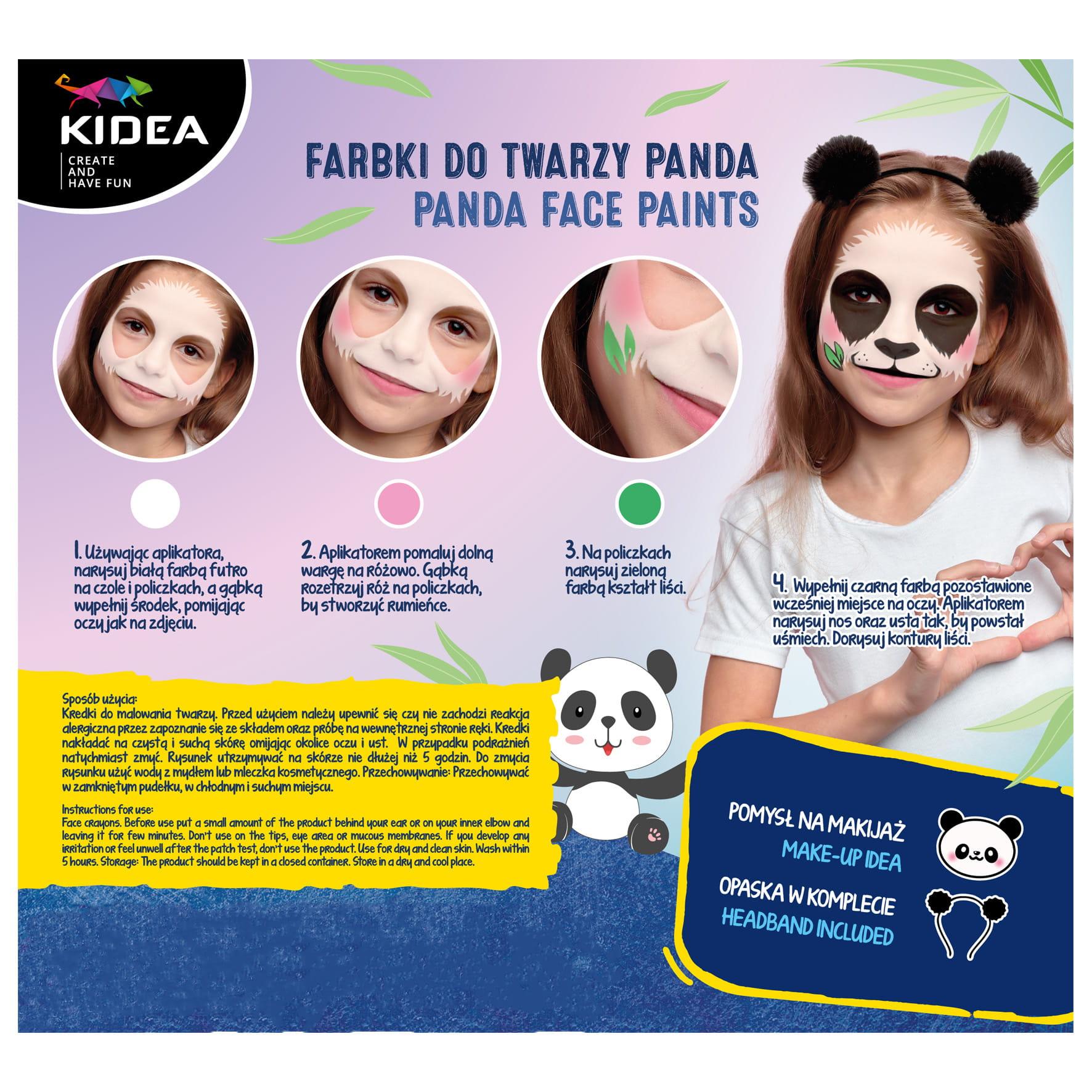 SADA  BARVY NA OBLIČEJ PANDA, uni