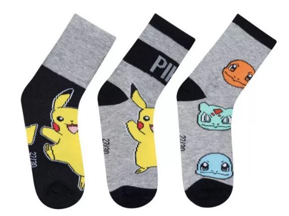 SADA 3 KS PONOŽKY POKÉMON, 27-30