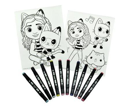 KRESLENÍ  PODLE ČÍSEL GABBYS DOLLHOUSE, uni