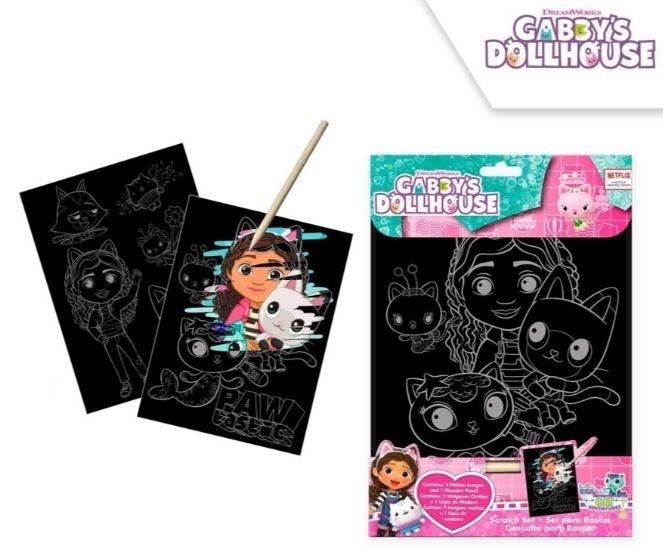 VYŠKRÁBÁVACÍ SADA GABBYS DOLLHOUSE, uni