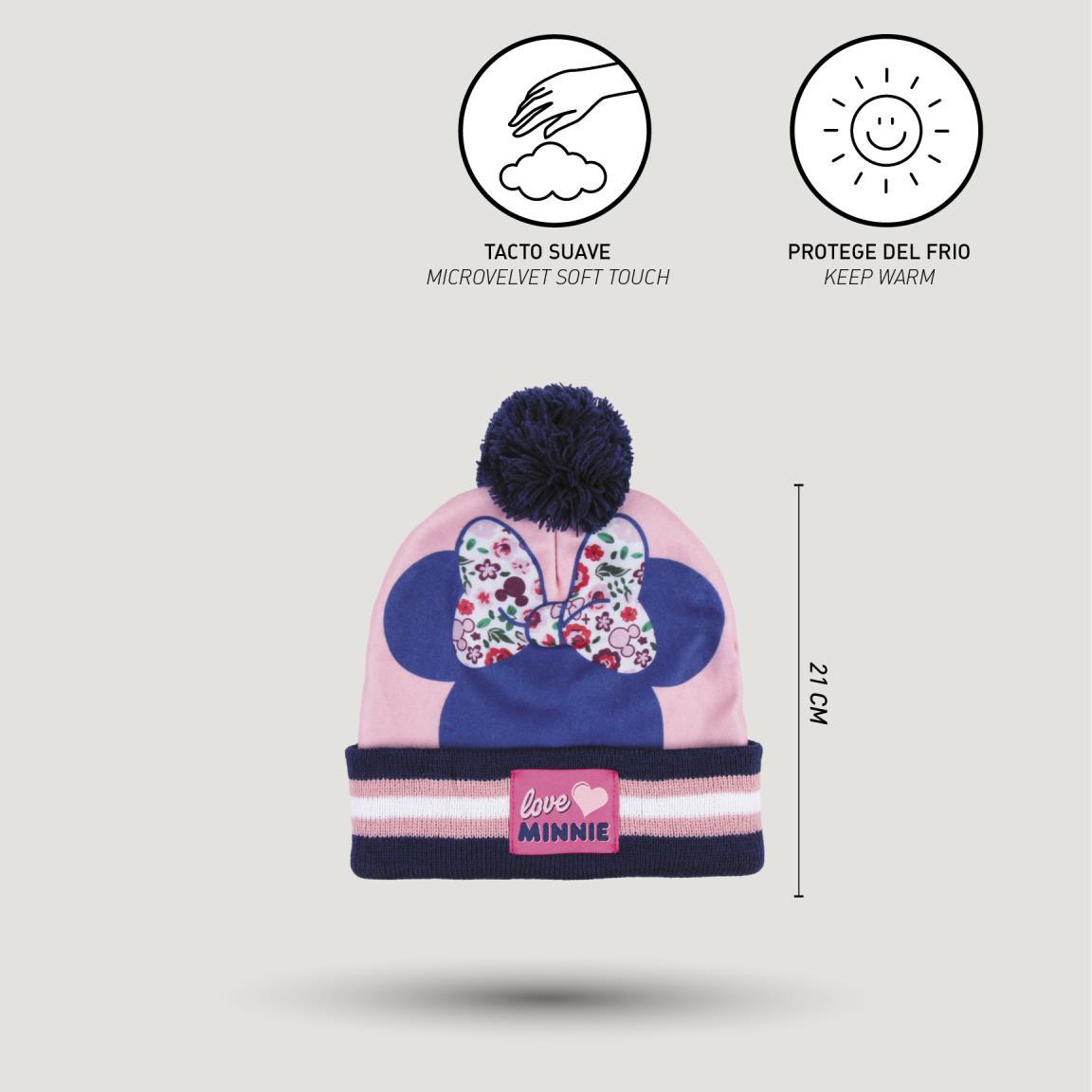 SOUPRAVA ČEPICE  A RUKAVICE MINNIE, 53