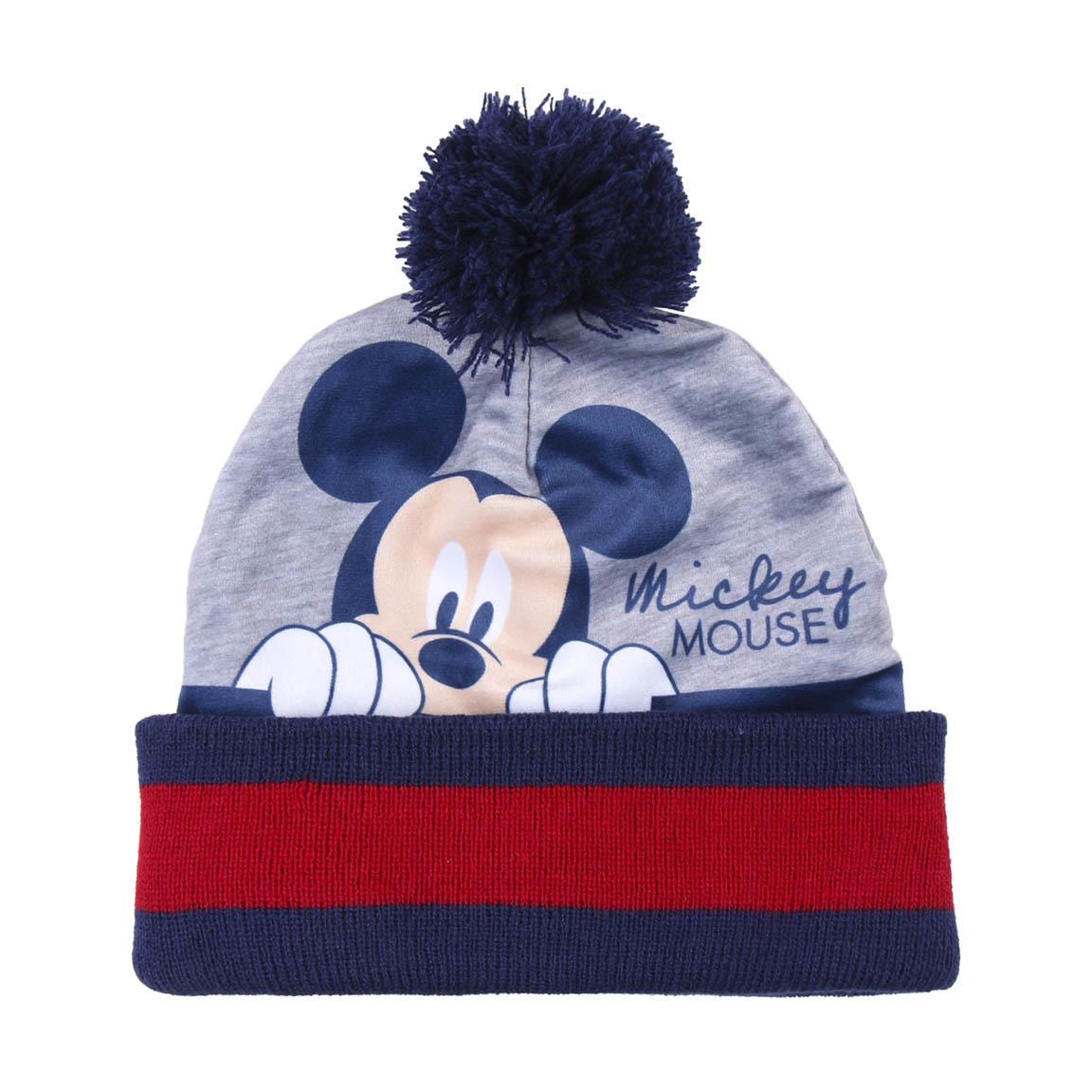 SOUPRAVA ČEPICE, NÁKRČNÍK A  RUKAVICE MICKEY, uni