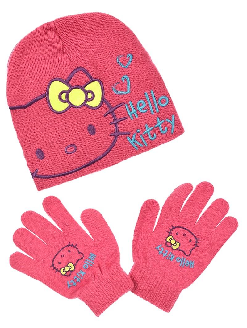 ČEPICE A RUKAVICE HELLO KITTY, 52