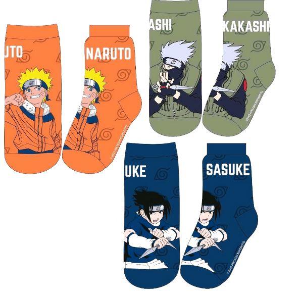 SET 3 KS SADA 3 KS PONOŽKY NARUTO, 23-26,27-30,31-34