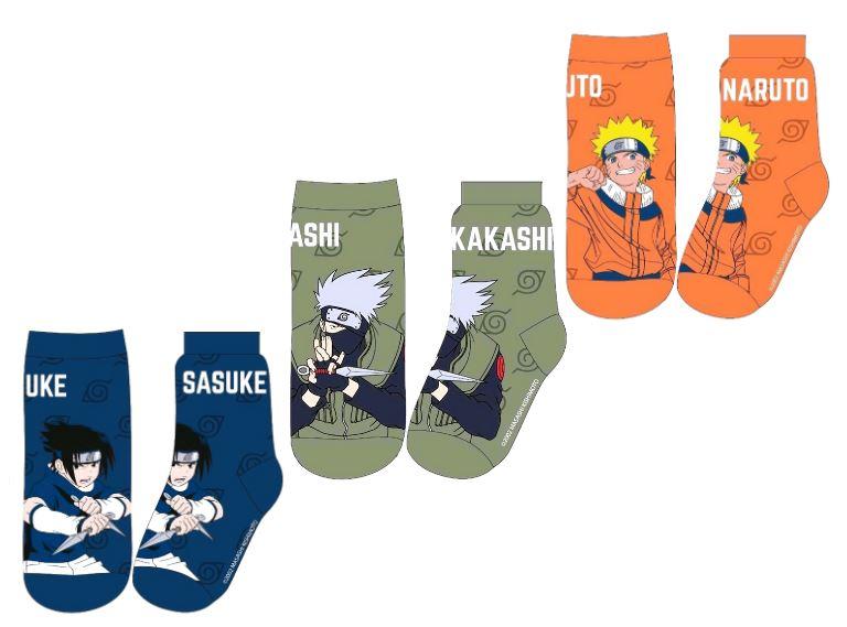 SET 3 KS SADA 3 KS PONOŽKY NARUTO, 23-26,27-30,31-34