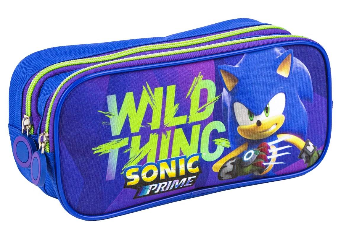 SET 6 KS DVOUKOMOROVÝ POUZDROVÝ PENÁL SONIC, uni