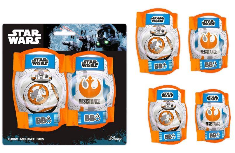 SADA 4 KS CHRÁNIČE KOLEN A LOKTŮ STAR WARS, uni