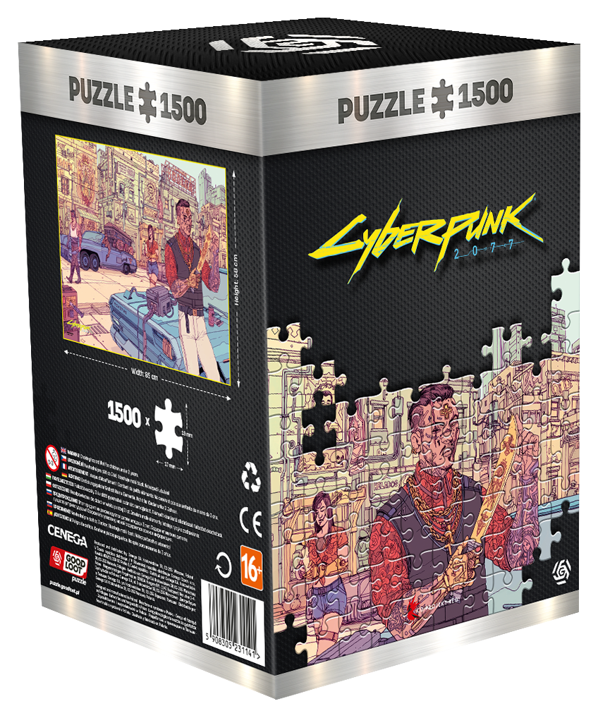 GOOD LOOT Puzzle Cyberpunk 2077 - Valentinos 1500 dílků