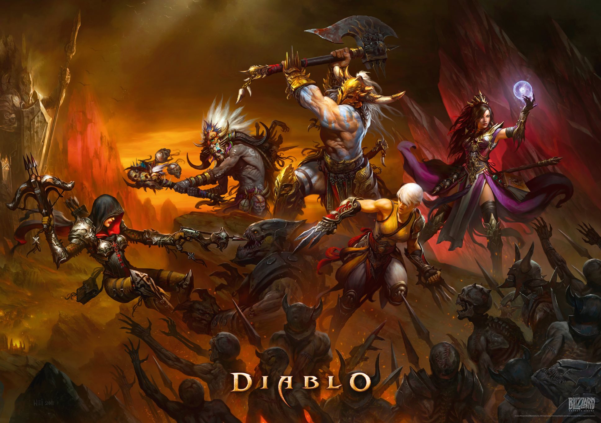 GOOD LOOT Puzzle Diablo - Heroes Battle 1000 dílků