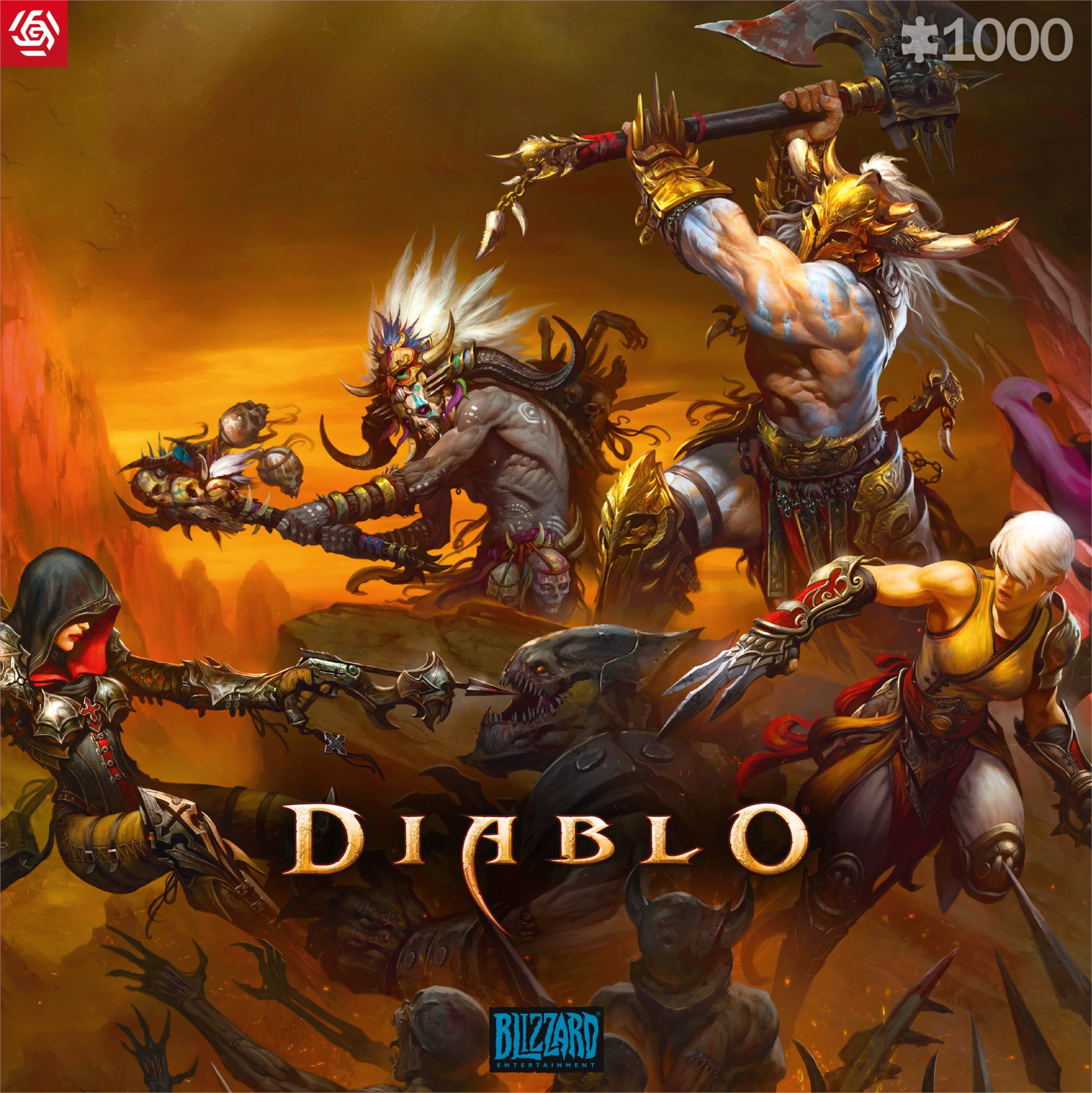 GOOD LOOT Puzzle Diablo - Heroes Battle 1000 dílků