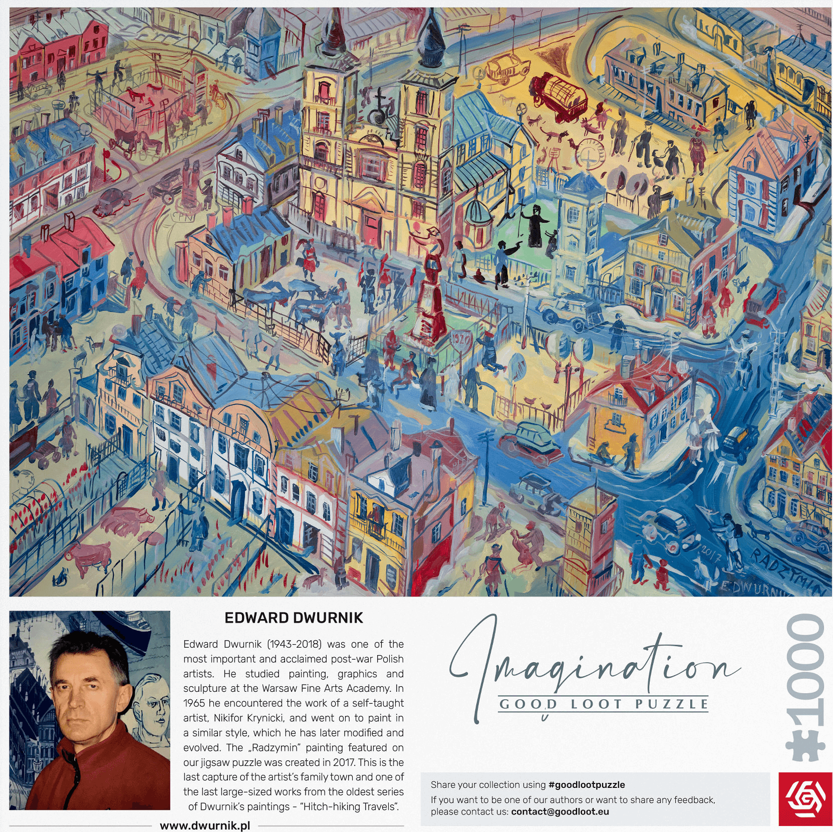 GOOD LOOT Puzzle Imagination: Edward Dwurnik - Radzymin 1000 dílků