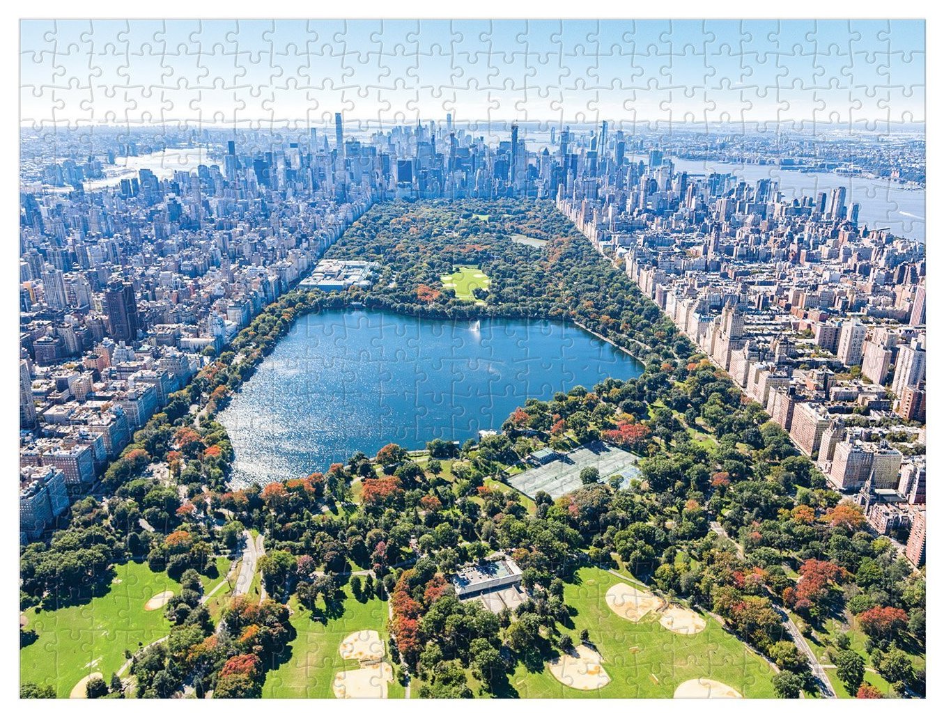 GALISON Oboustranné puzzle Gray Malin: New York City 500 dílků