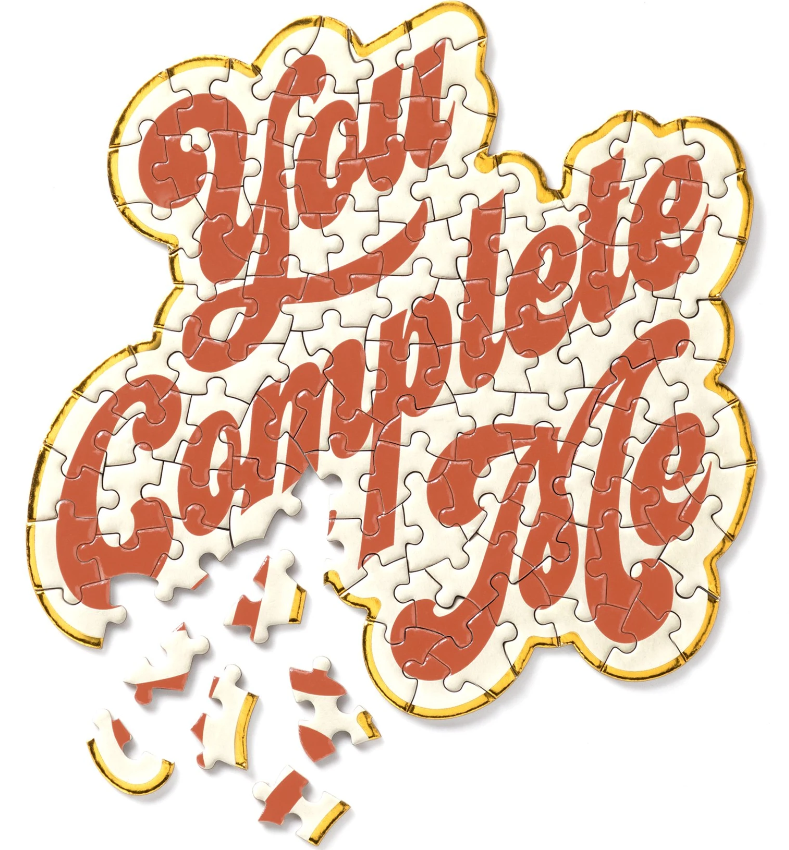 GALISON Tvarové puzzle You Complete Me 100 dílků