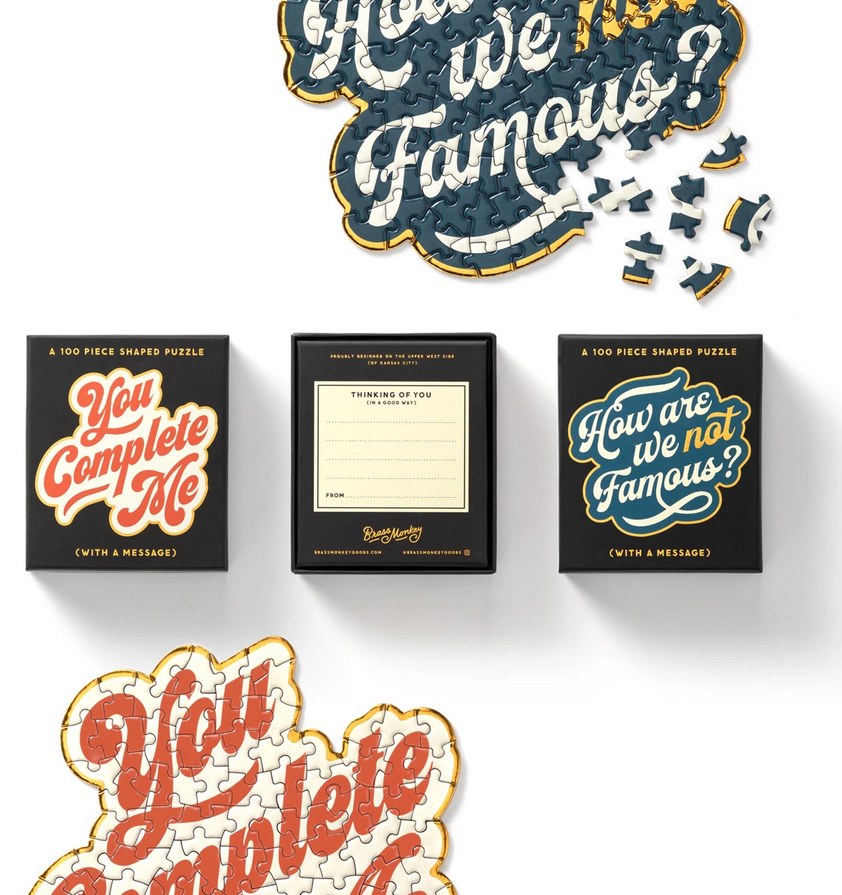 GALISON Tvarové puzzle You Complete Me 100 dílků