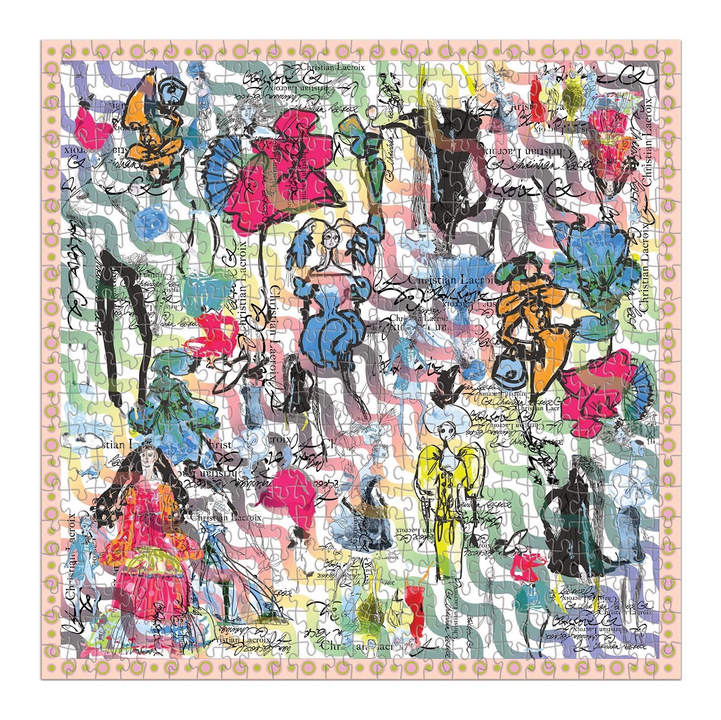 GALISON Oboustranné puzzle Christian Lacroix: Ipanema Girls 500 dílků