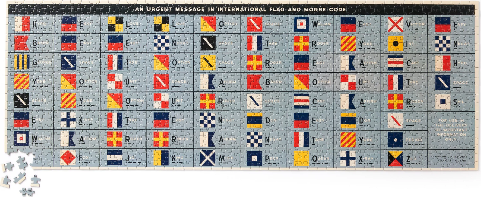 GALISON Panoramatické puzzle Důležitá zpráva 1000 dílků