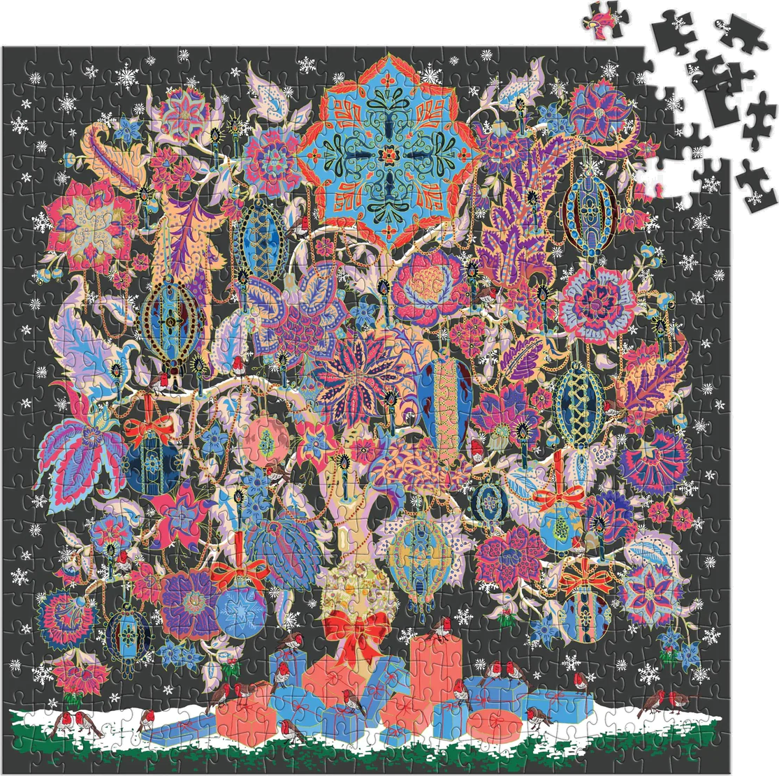 GALISON Čtvercové puzzle Liberty: Vánoční strom života 500 dílků