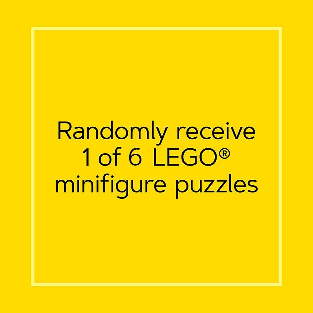 CHRONICLE BOOKS Mini Puzzle LEGO® Mystery Minifigurka (Red Edition) 126 dílků